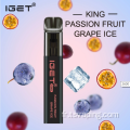 Iget King 2600 Puffs Electronic Cigarette Top Top